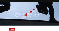 Desktop Screenshot of one4seven.eu