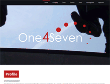 Tablet Screenshot of one4seven.eu